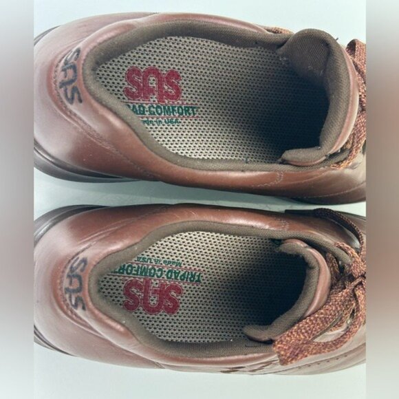 SAS Tripad Comfort Brown Lace Up Shoes Free Time Sz 9.5 W READ - Picture 8 of 14